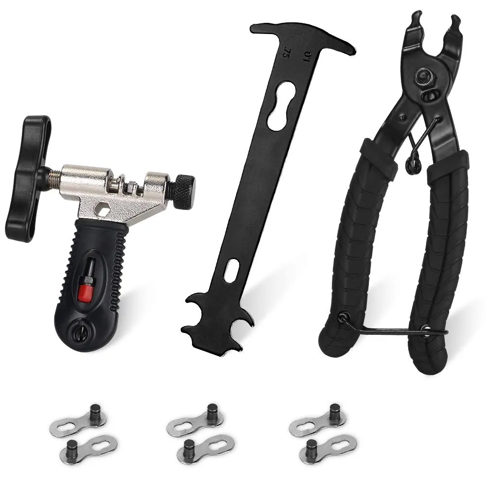 Bicycle Chain Repair Tool Kit - Multi-Functional Cycling Tool for 6/7/8/9/10 Speed Chains