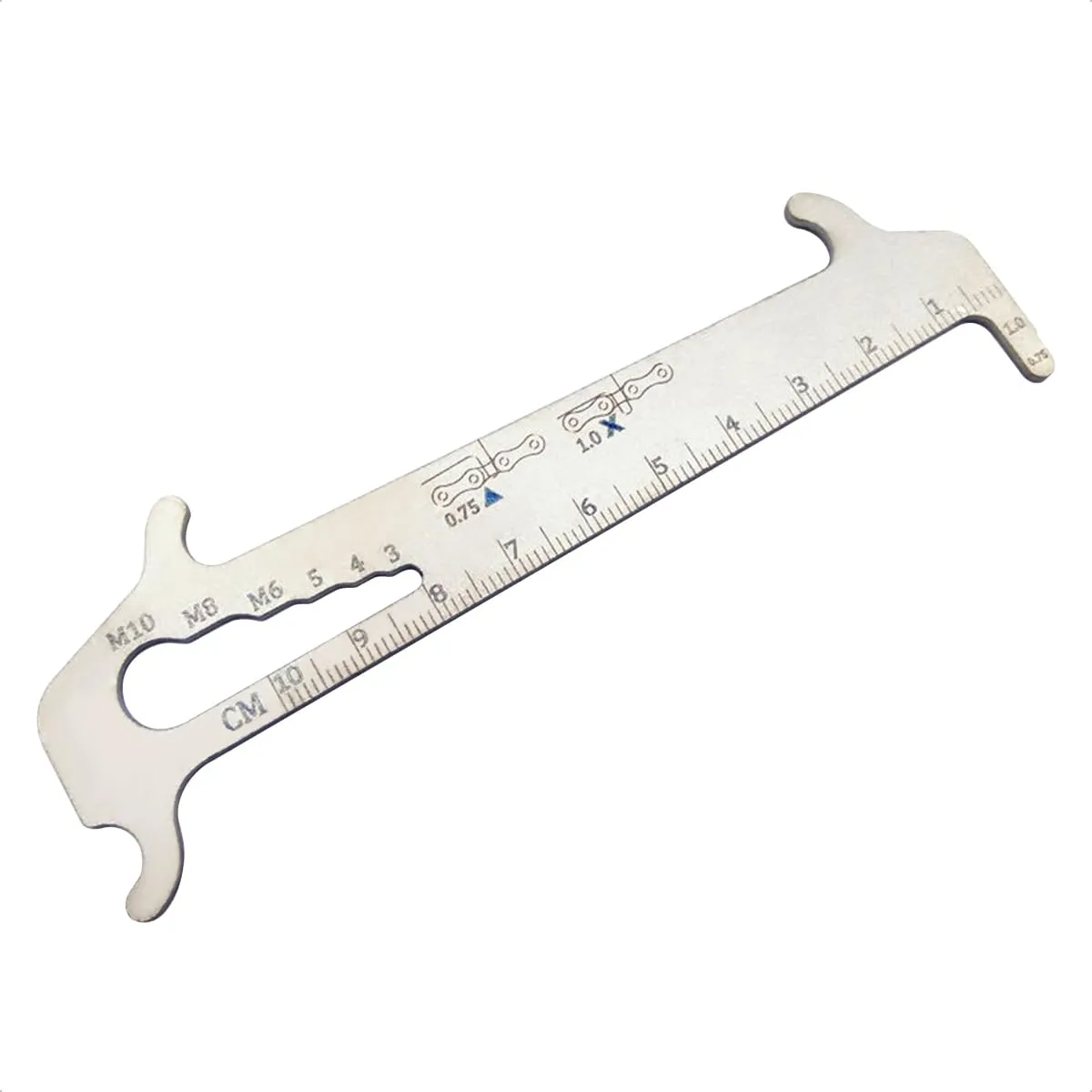 Bicycle Chain Wear Tool - Accurate Maintenance Indicator, 4-in-1 Checker for All Bicycle Types
