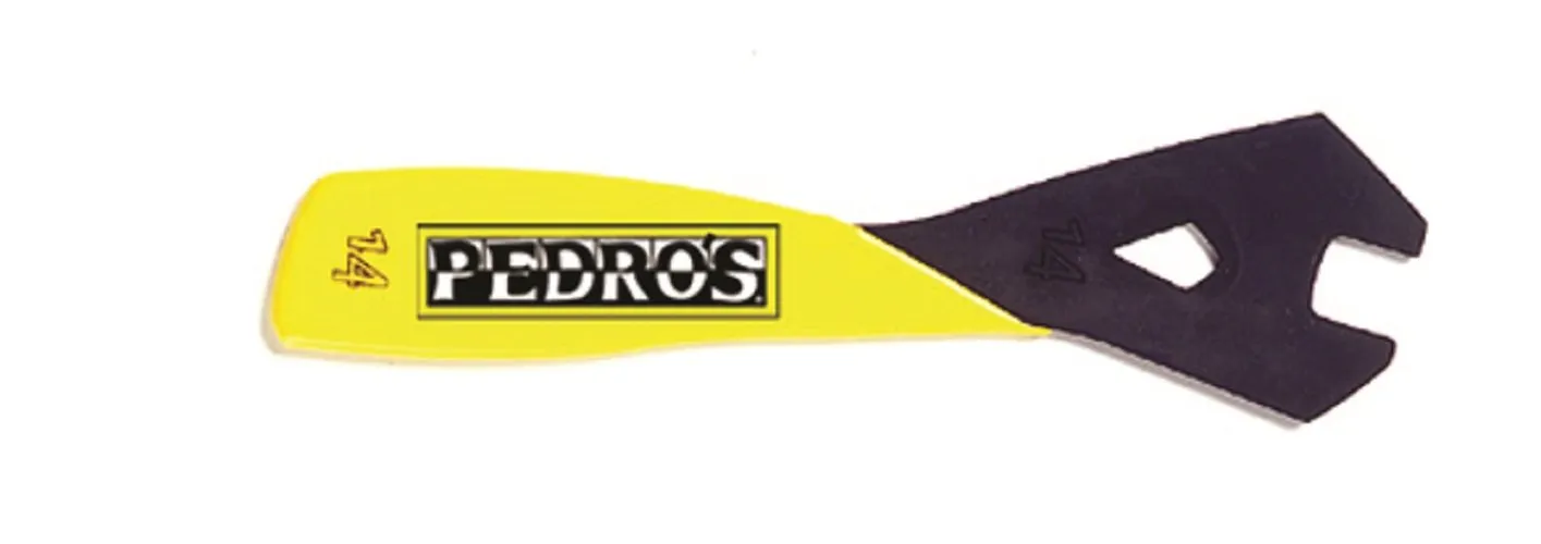 Bicycle Cone Wrench 14mm by Pedro's - Ergonomic Hub Tool for Tire Levers and Adjustment