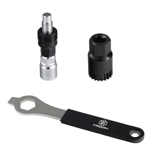 Bicycle Crank Extractor Tool Kit for Shimano Octalink ISIS BSA SRAM with 16mm Spanner