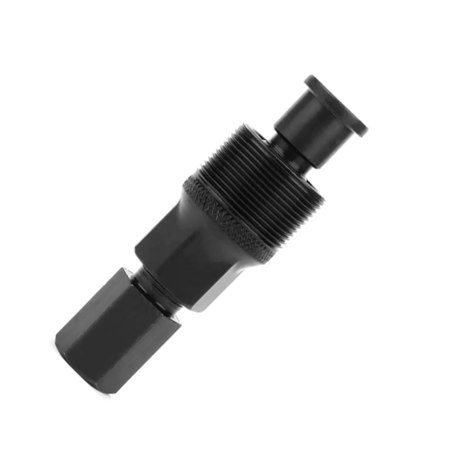 Bicycle Crank Puller Tool - Compact Carbon Steel Disassembly Tool for Crank Arm Maintenance, Black