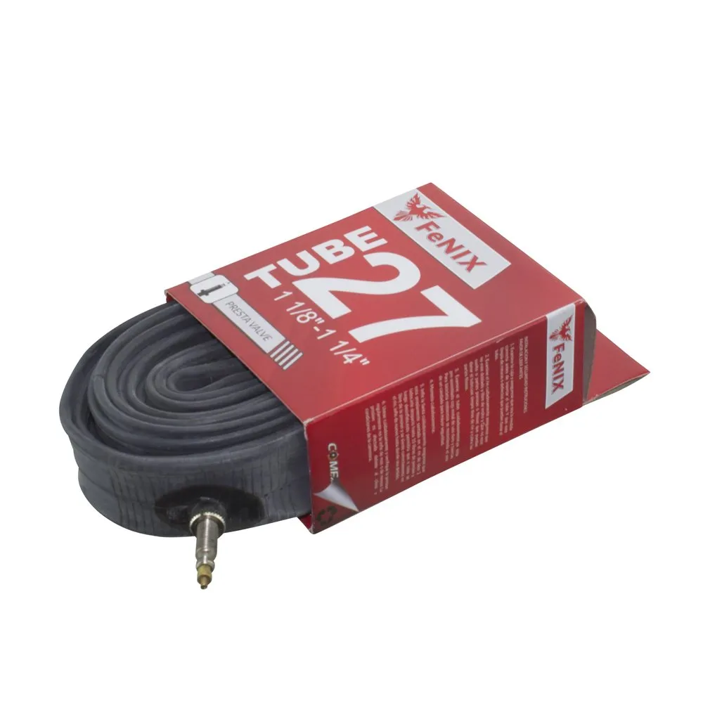 Bicycle Fenix Tube 27' x 1 1/8'-1 1/4' 33mm Presta Valve – Reliable Replacement Inner Tube