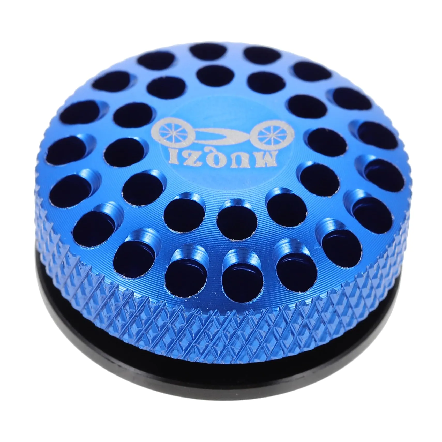 Bicycle Fork Cover for MTB Bikes - SKISUNO Aluminum Alloy Replacement - 2.43X2.43X1.16CM - Blue