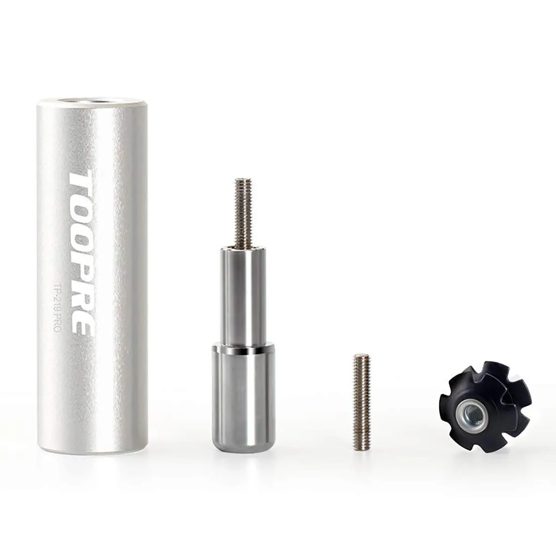 Bicycle Fork Star Nut Setting Tool with Free Star Nuts & Screw for 7/8', 1', 1-1/8' Sizes