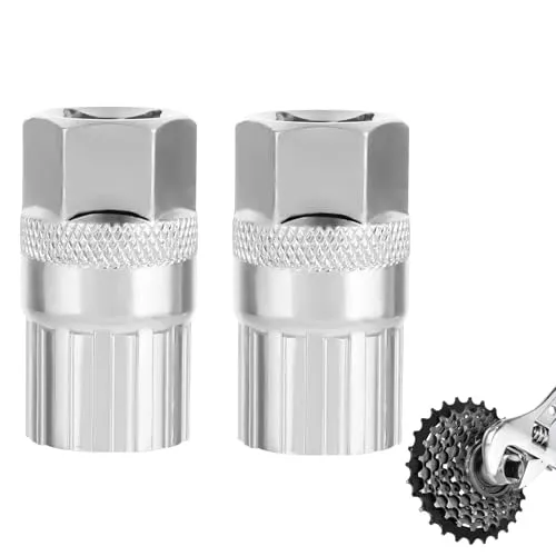 Bicycle Freewheel Removal Tool Set - Steel Remover for Shimano, Saches, DNP, Sun Race - 2 Pack