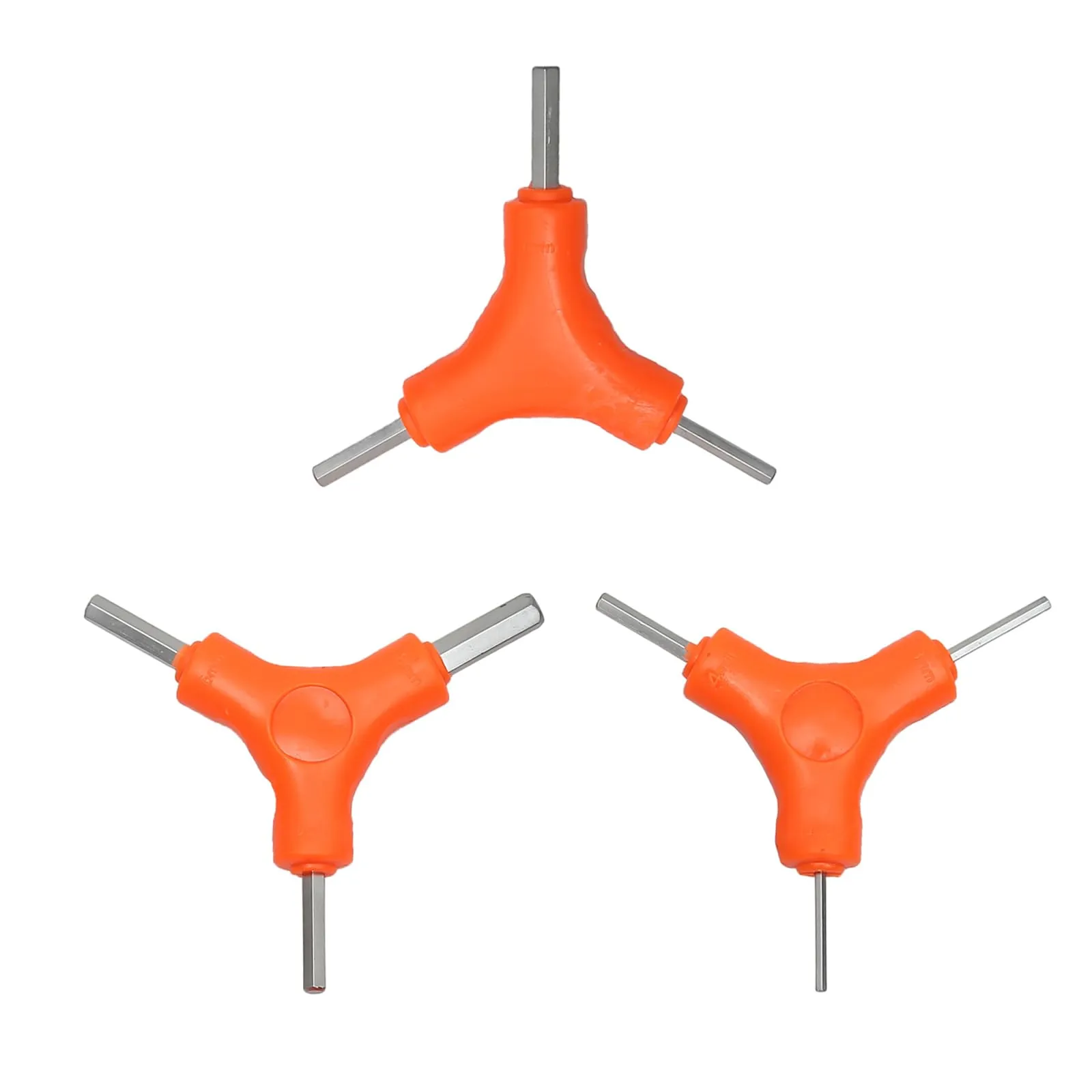 Bicycle Hex Wrench Tool 3-Way Y Allen Spanner for Bikes - 6 Sizes: 2.5mm, 3mm, 4mm, 5mm, 6mm, 8mm