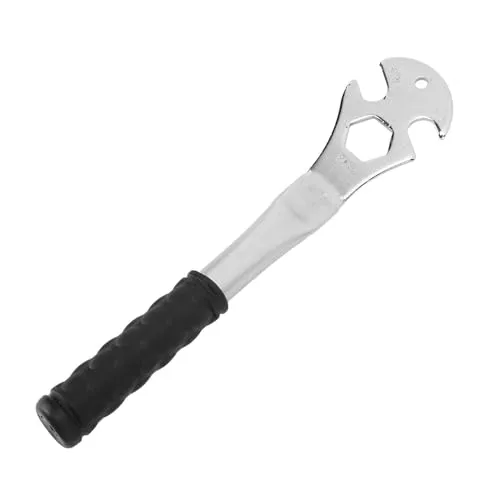 Bicycle Pedal Removal Tool - Comfortable Non-Slip Wrench for Mountain & Road Bikes, Durable Stainless Steel