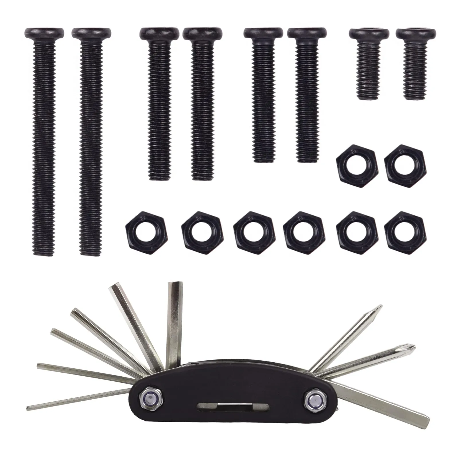 Bicycle Repair 16-in-1 Multifunctional Tool Set with Wrench & Glove for Bike Tire Repairs