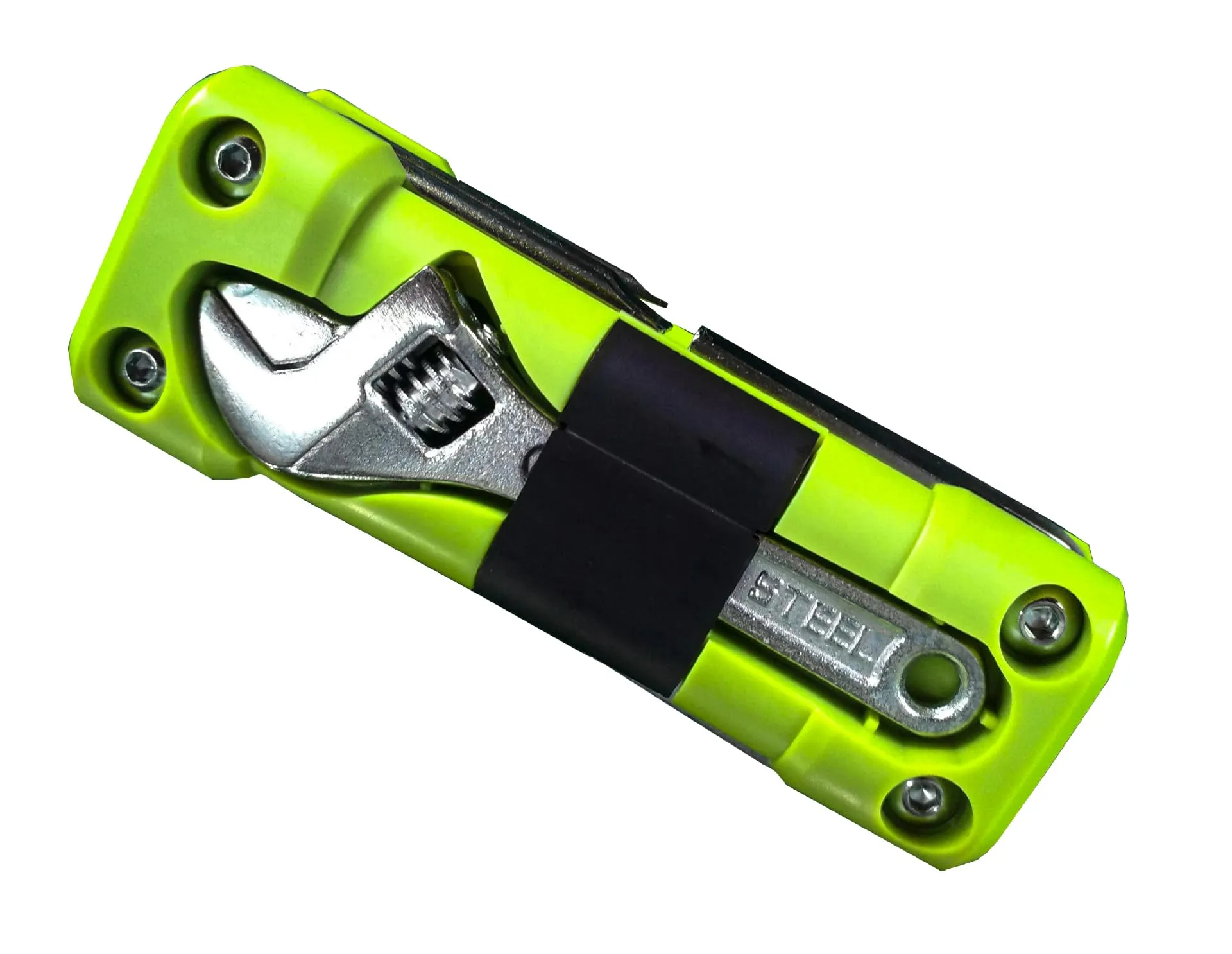 Bicycle Repair Kit 16 in 1 Portable Tool Set Green for Road & Mountain Bikes - TXDIWWZ