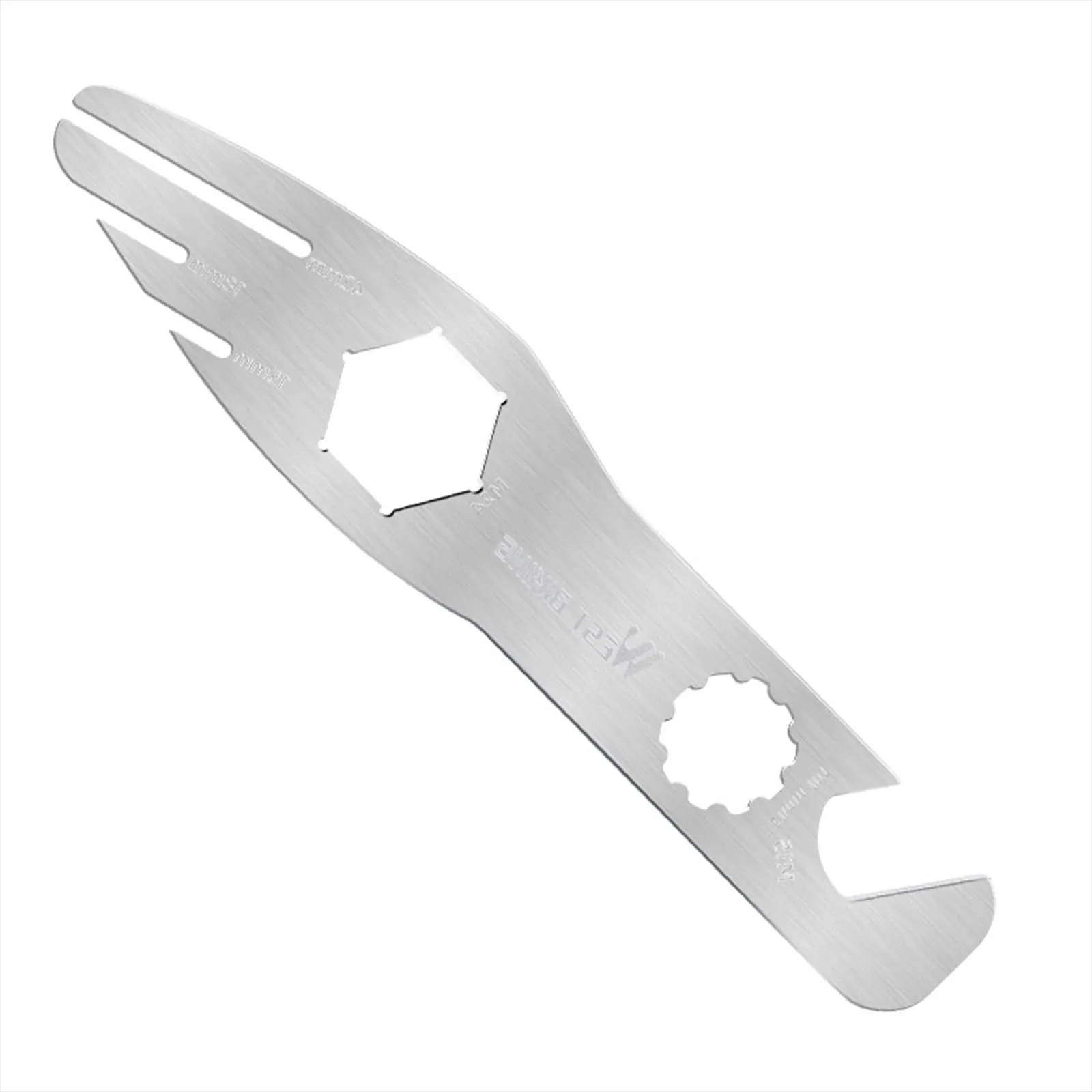 Bicycle Rotor Truing Fork Tool - SONZUIA Disk Brake Alignment, 187x40mm, Durable Steel, 134g