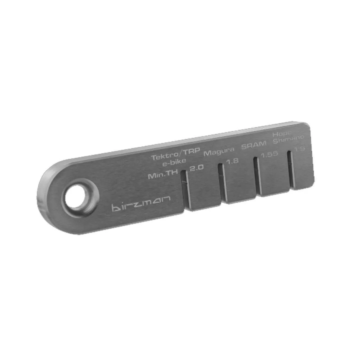 Bicycle Rotor Wear Indicator Tool - BM19-ROTOR-CC by Birzman - Double-Sided for Accurate Checks