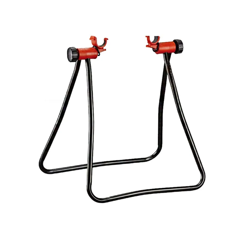 Bicycle Stand Repair Rack - Foldable Mechanic Tool for Bike Maintenance - Adjustable Height, Black