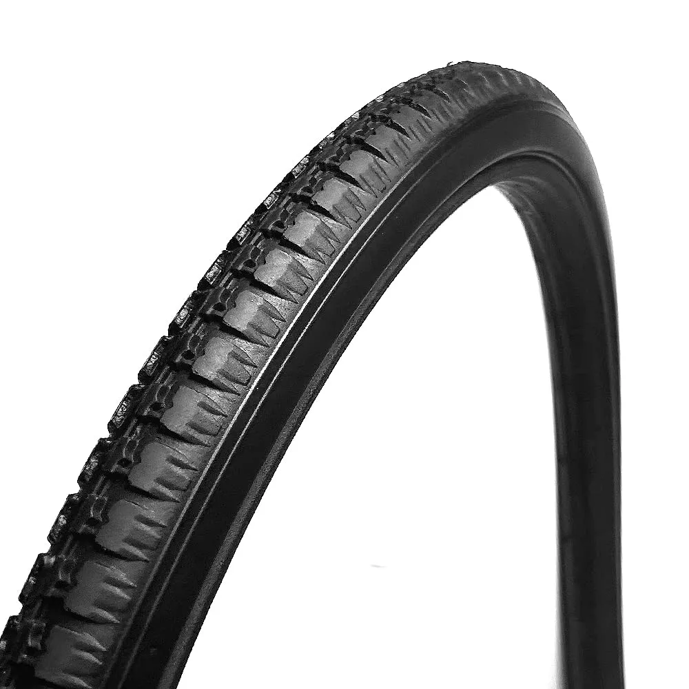 Bicycle Tire 26 Inch Solid Fixed Gear MTB Tubeless Tyre - No Inflation Required, Black Color