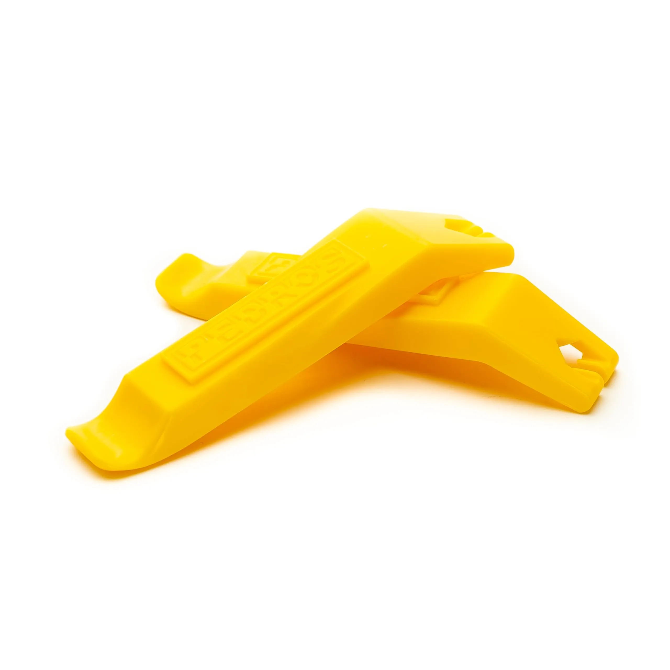 Bicycle Tire Lever Pair by Pedro's - Ergonomic Yellow Design for Easy Tire Removal