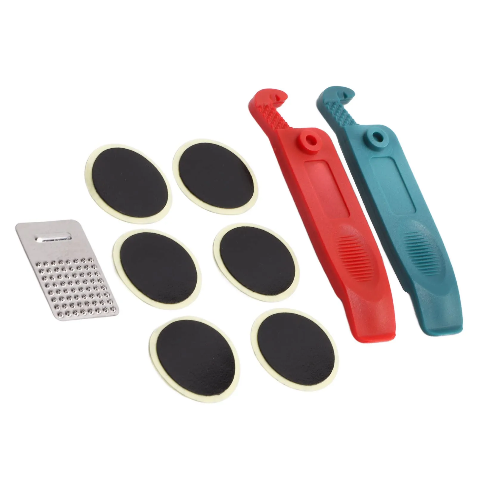 Bicycle Tire Repair Kit by Honio - Durable Patch, Lever, and File for Mountain Bike Emergencies