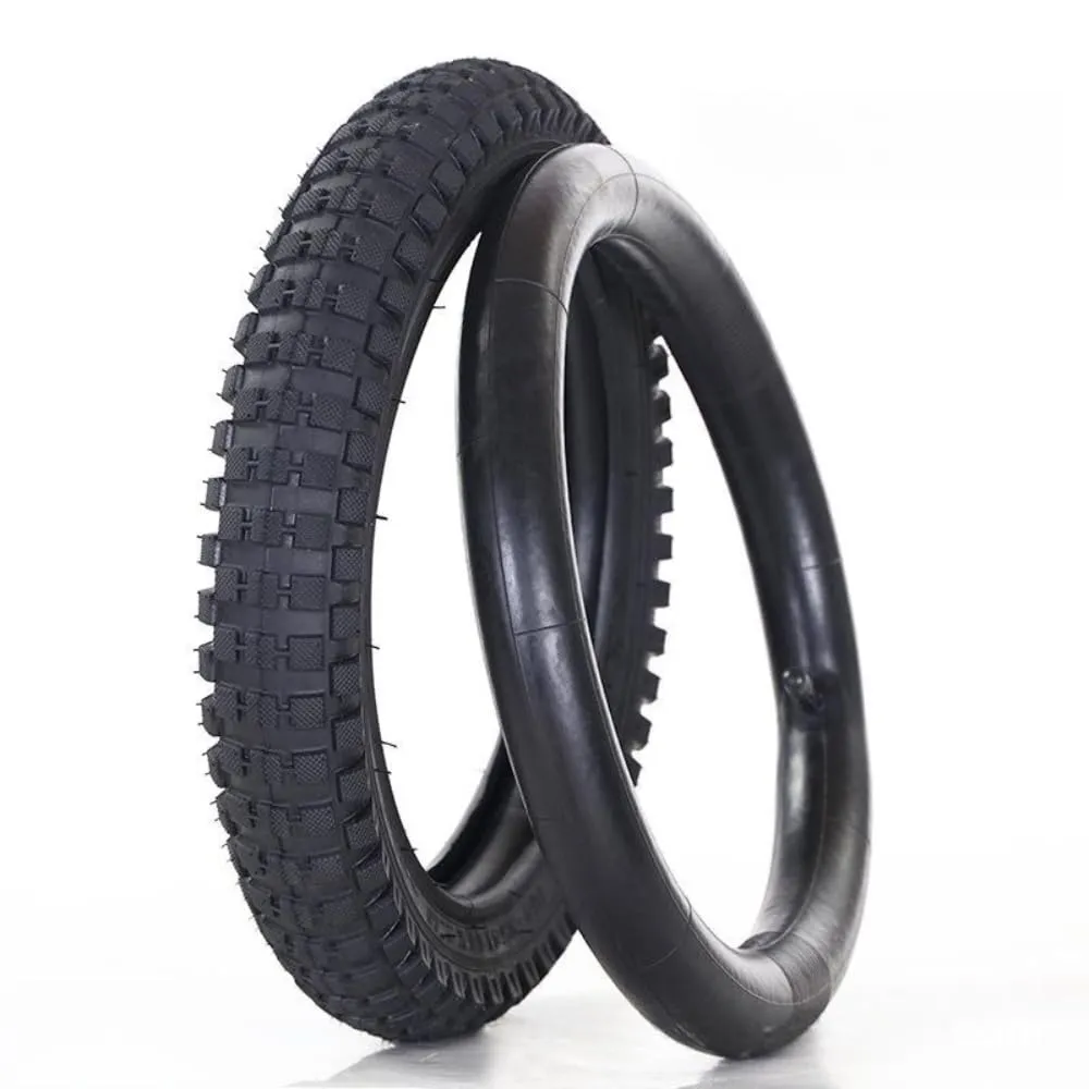 Bicycle Tire Set 16x2.4 - Durable Replacement Parts for Kids Dirt Bikes & Children's Bicycles
