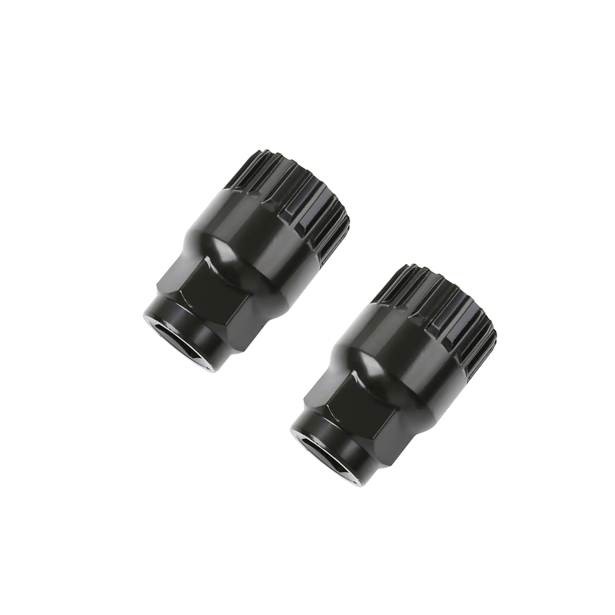 Bike Bicycle Bottom Bracket Removal Tool 20-Tooth for Shimano Octalink ISIS Splined FSA LP VP (2 Pack, Black)