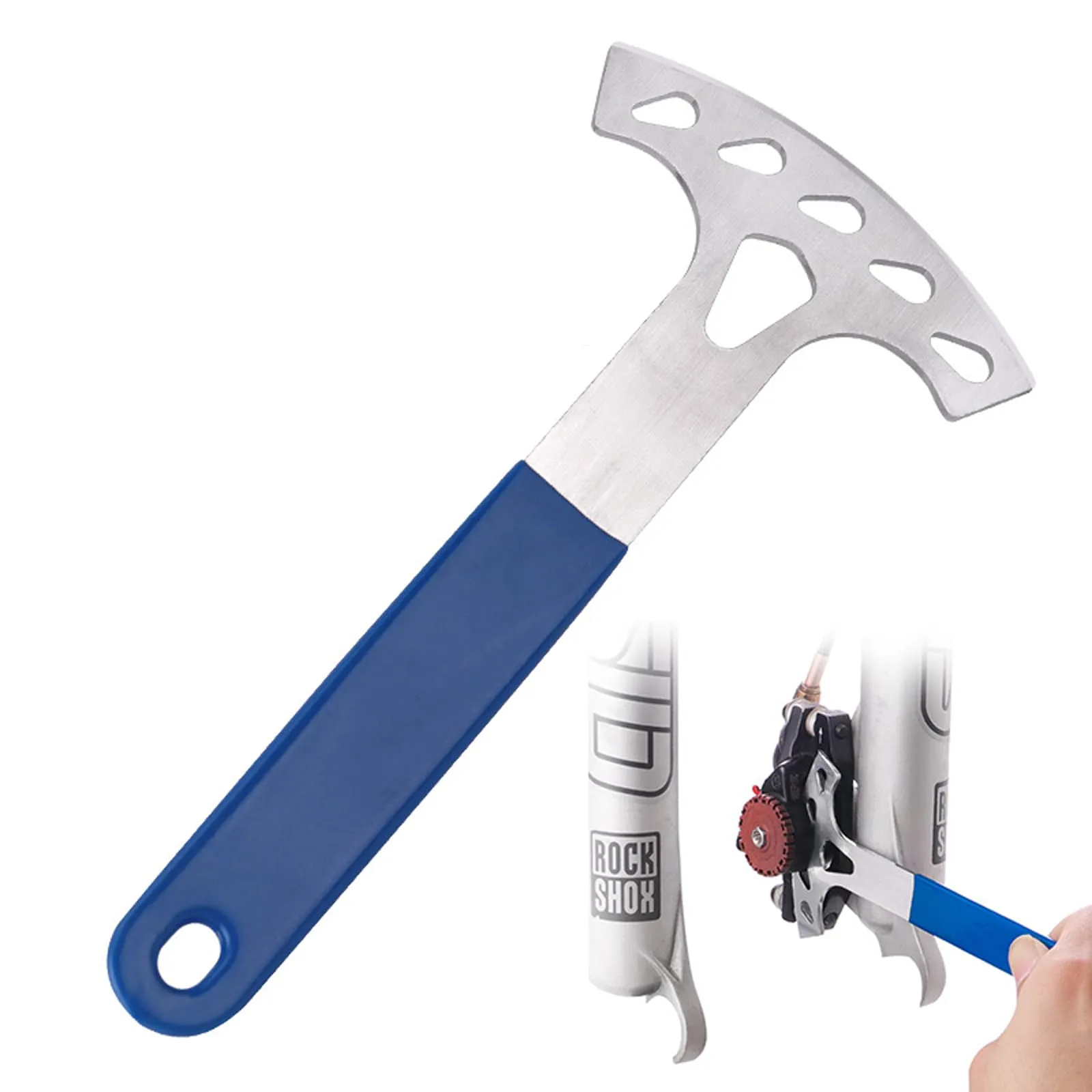 Bike Bicycle Disc Brake Pad Spreader Tool SONZUIA 162x76mm Stainless Steel Comfort Handle