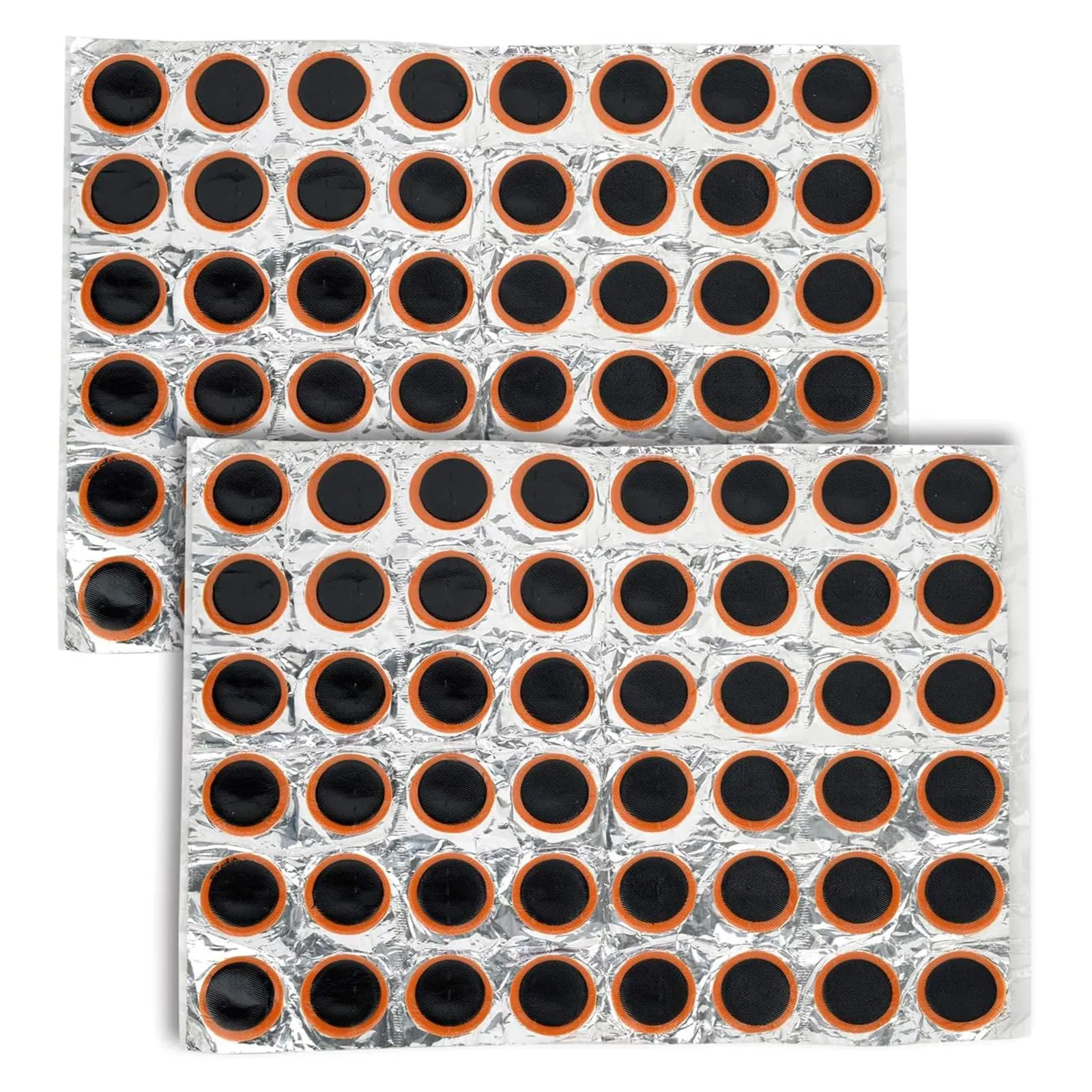 Bike Bicycle Tire Patches, 25mm Round Rubber Tool for All Inflatable Inner Tubes in Road Emergencies