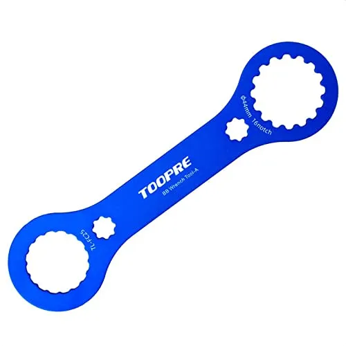 Bike Bottom Bracket Tool - 16/24-Notch Cups, 39mm/41mm/44mm/46mm Sizes for Shimano, SRAM, FSA