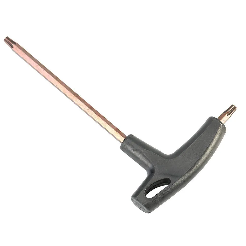 Bike Brake Disc Wrench T25 Offset Key Tool for Bicycle Repair - Durable, Ergonomic Design