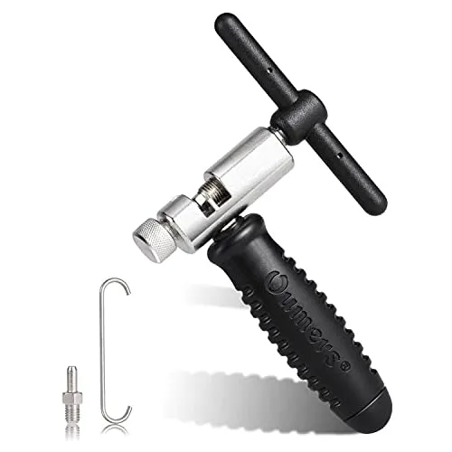 Bike Chain Breaker Tool - Universal for 7/8/9/10/11 Speed Chains, Easy Chain Removal, Black