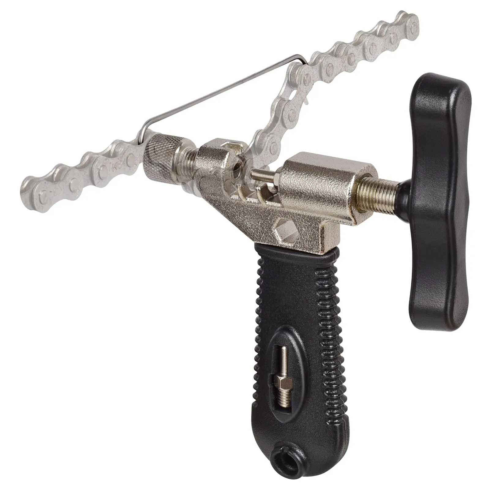 Bike Chain Breaker Tool for 7-10 Speed Chains, Durable, Comfortable Grip, Integrated Chain Hook
