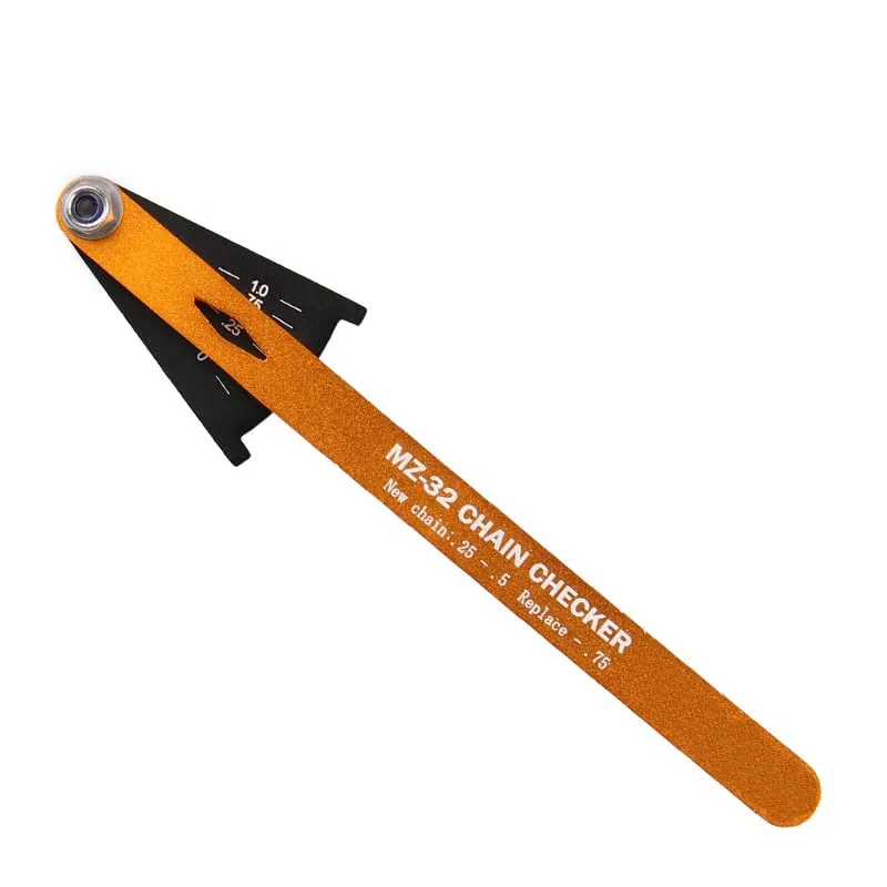 Bike Chain Checker Tool by Wokyo - Durable Aluminum, Easy to Use, Compatible with All Chains