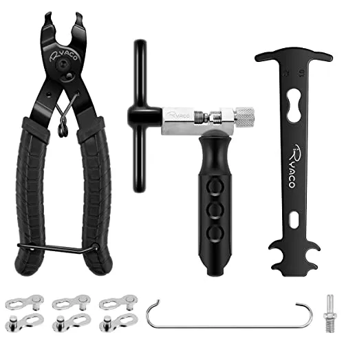 Bike Chain Tools Set - Universal 6/7/8/9/10 Speed Chain Repair Kit with Link Plier & Cutter
