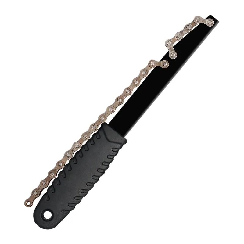 Bike Chain Whip Tool for 7-10 Speed Chains - Durable Sprocket Removal Tool with Rubber Handle