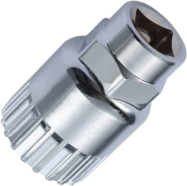 Bike Crank Extractor Tool - Shimano Bottom Bracket Removal - 20 Teeth, Durable Carbon Steel, Easy Use
