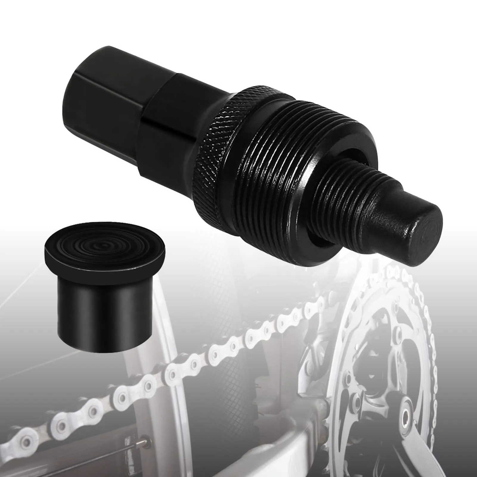Bike Crank Puller Tool for Easy Crank Arm Removal, Compatible with ISIS & Tapered Types