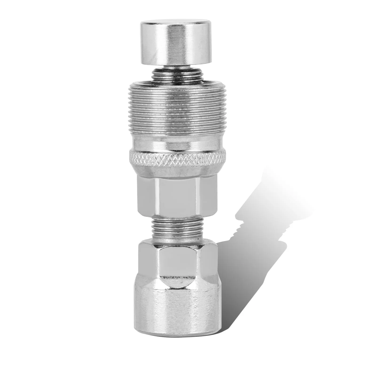 Bike Crank Puller Tool for Square & Spline Cranksets - Durable Carbon Steel, Compact & Lightweight