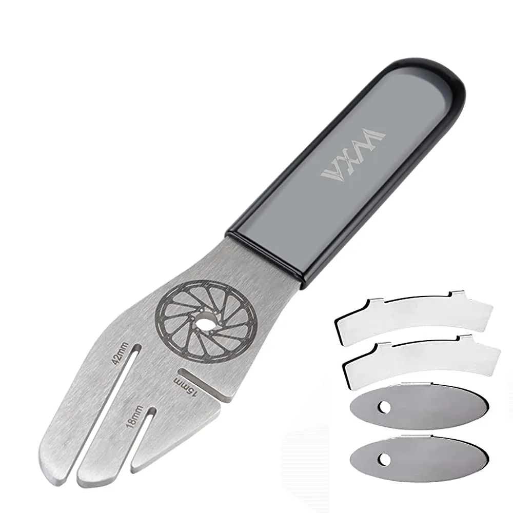 Bike Disc Rotor Alignment Tool & 4 Pcs Brake Pads Adjusting Tool - VXM, Durable, Easy to Use