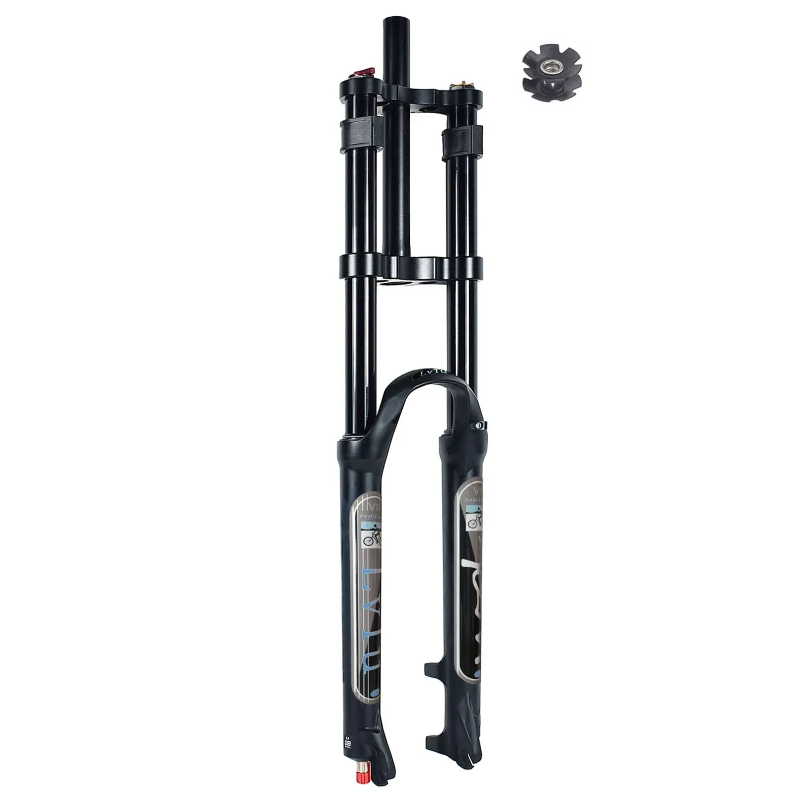 Bike Front Fork 26/27.5/29 Inch 180mm Travel Air DH Suspension Forks - LvTu Rebound Adjust