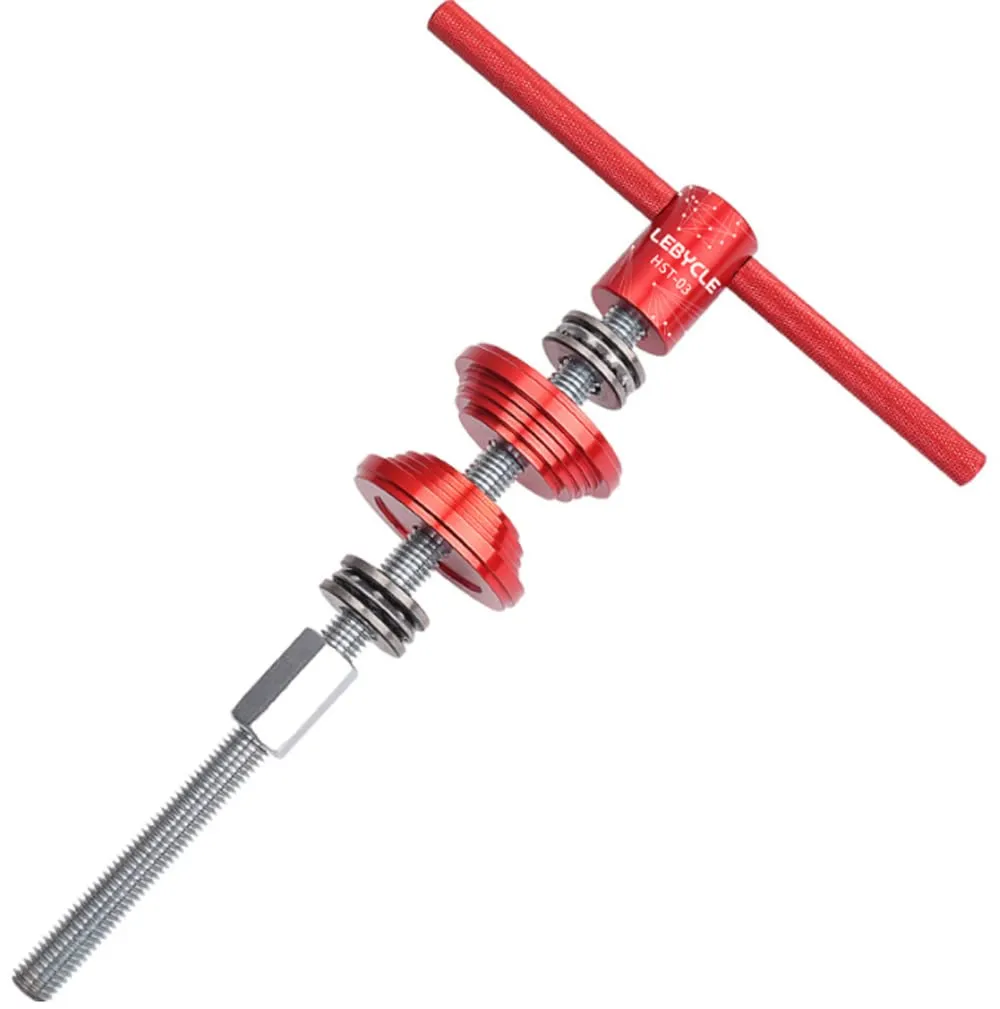 Bike Headset and Bottom Bracket Press Tool - 250mm M16 Alloy Steel Installer for Bicycle Repair