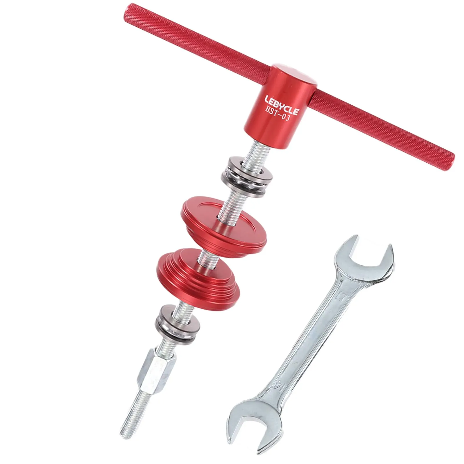 Bike Headset Cup and Bottom Bracket Tool Set - High-Strength Aluminum, Easy to Use, Versatile Design