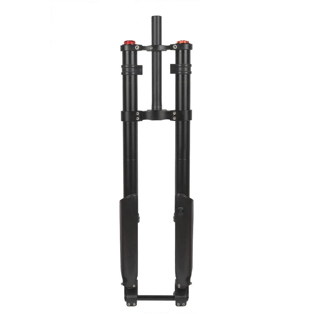 Bike Inverted Fork 26/27.5' Air/Oil Suspension, 150mm Travel, Rebound Adjust, Thru Axle DH