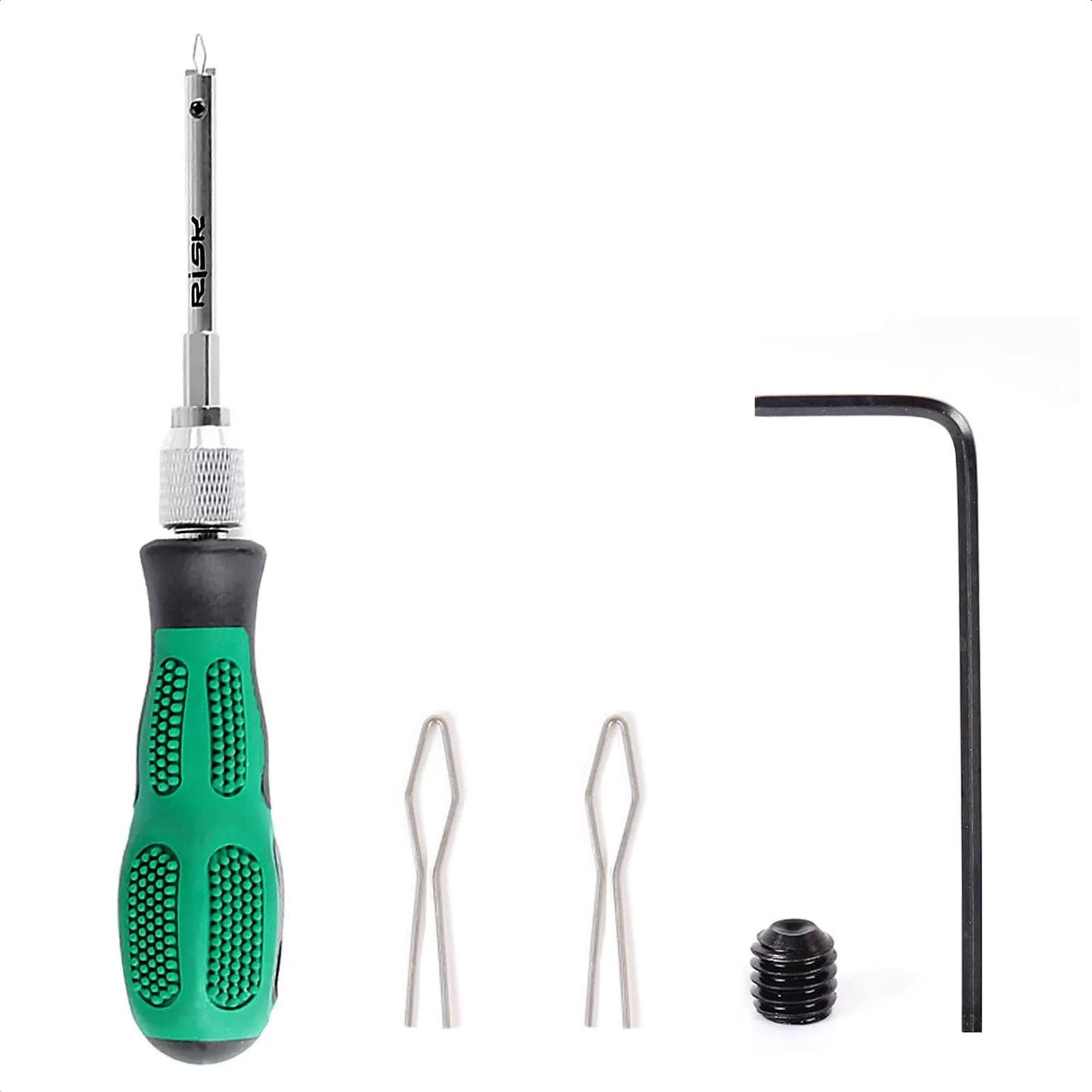 Bike Nipple Driver Tool with Comfort Grip Handle - Efficient Wheel Spoke Lacing for MTB & Road