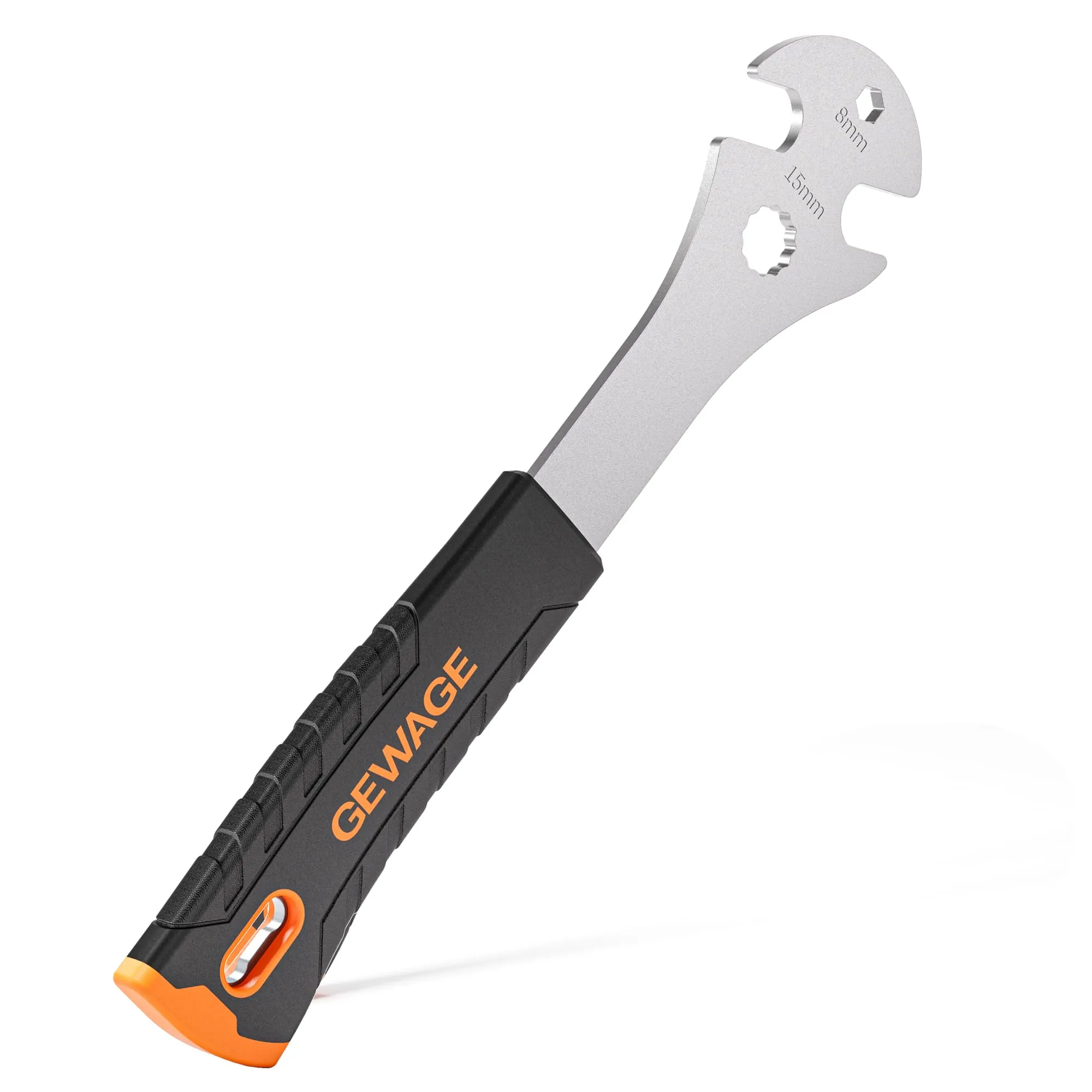 Bike Pedal Wrench with Extra Long Handle - 15mm Spanner Tool for Mountain and Road Bikes