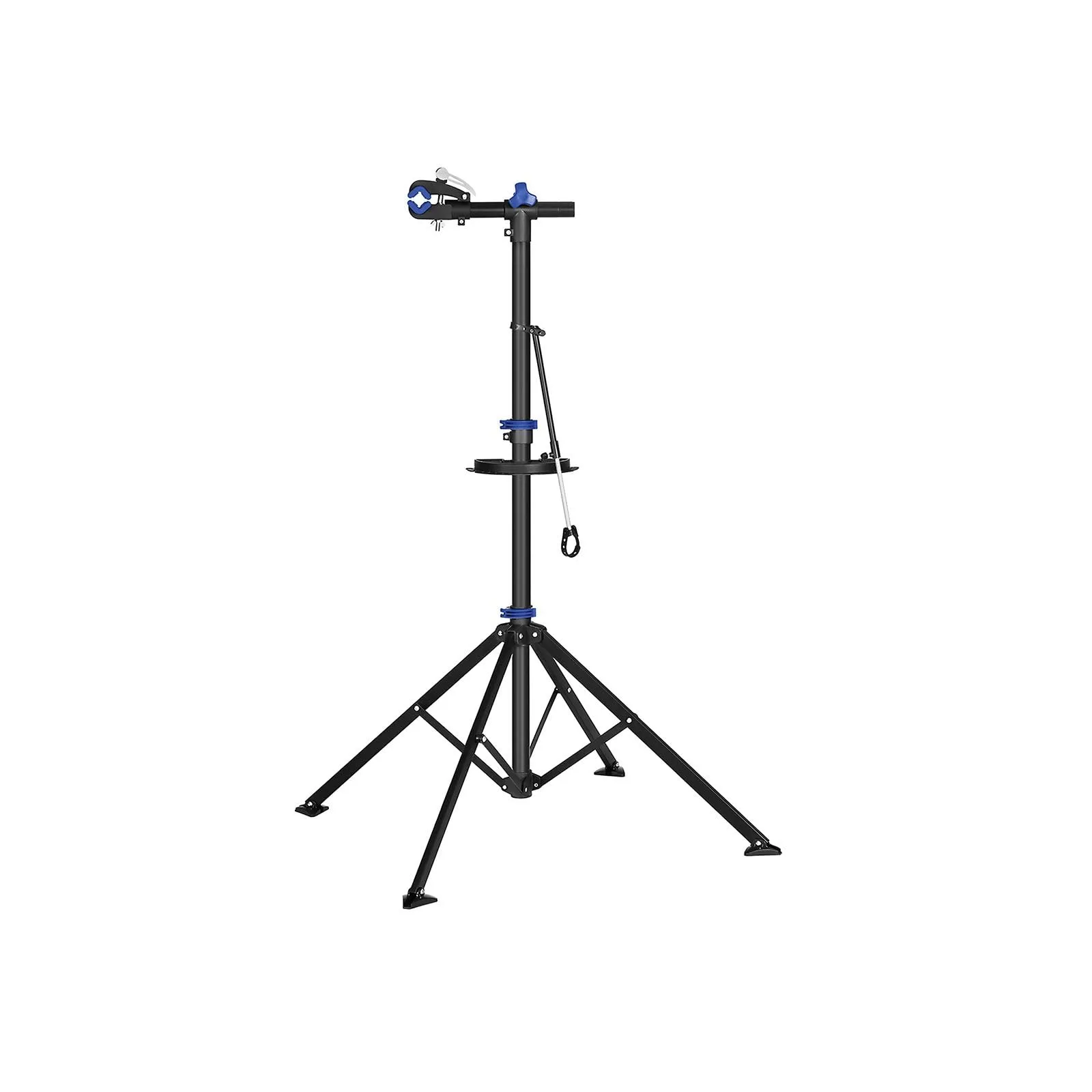 Bike Repair Stand - Adjustable Height, Portable, Tool Tray - Durable Steel Construction