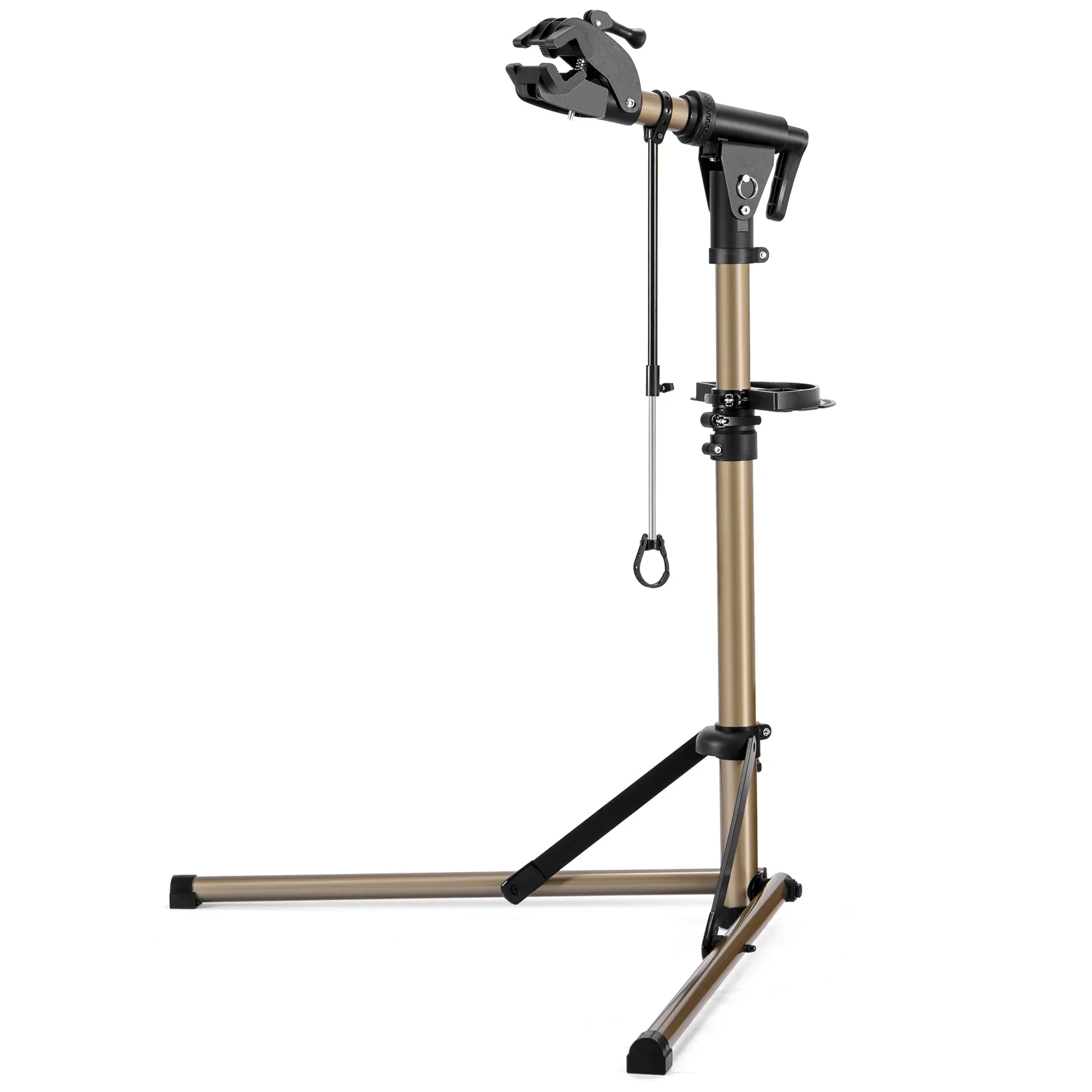 Bike Repair Stand (Max 80lbs) - 360° Rotating Adjustable Height Maintenance Rack for E-Bikes