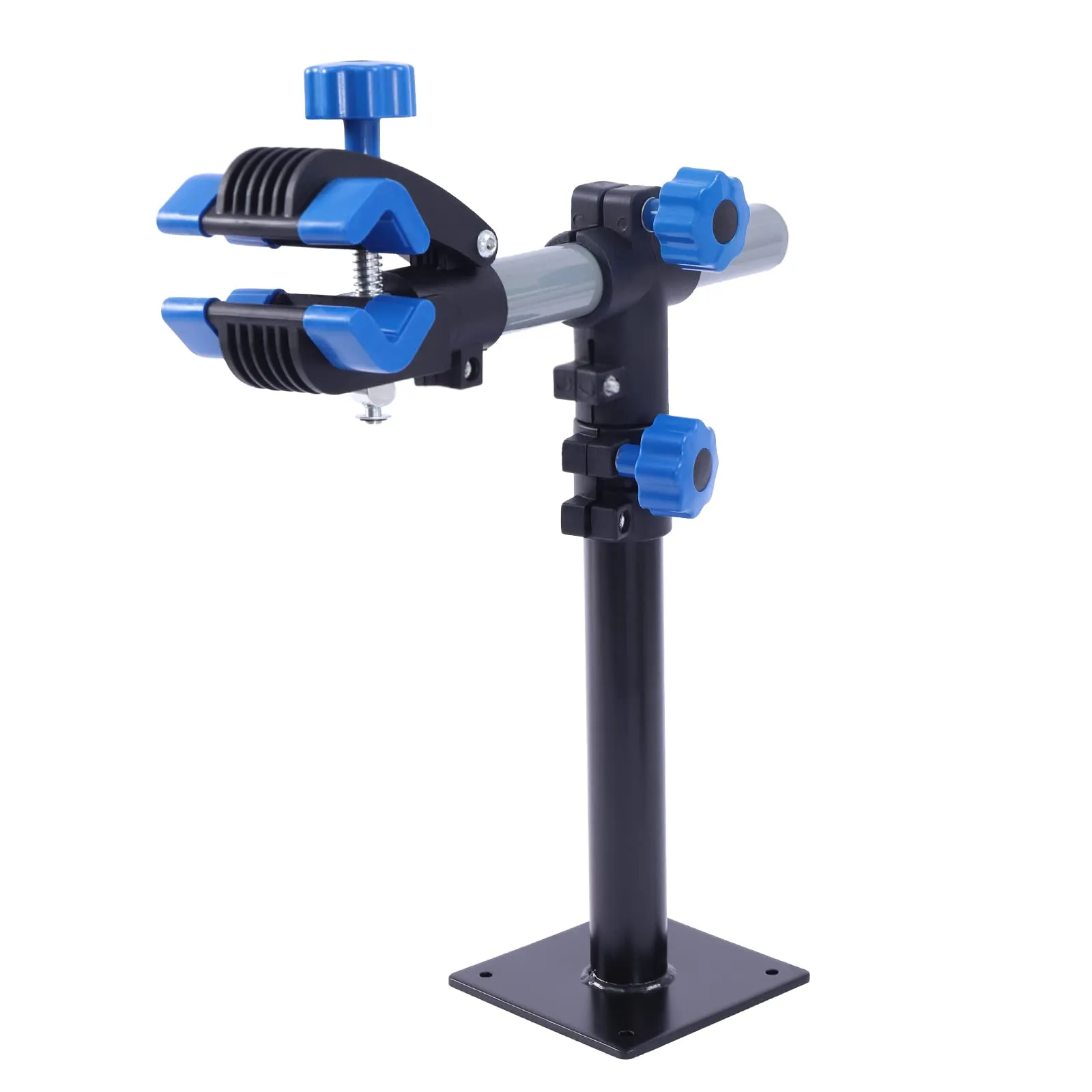 Bike Repair Stand Workstation - Adjustable Foldable Cycle Rack for Road Mountain Bikes