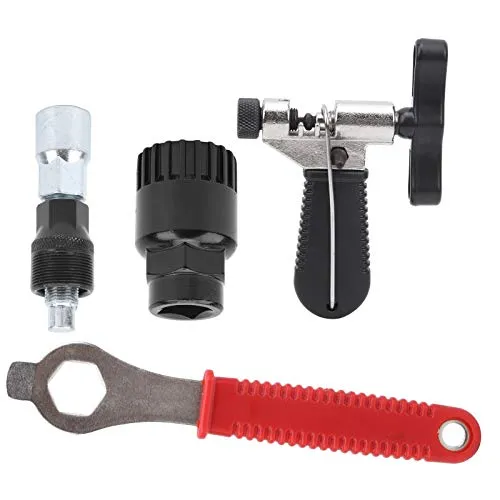 Bike Repair Tool Kit - Hex Wrench Chain Breaker & Crank Extractor for Mountain & Road Bikes