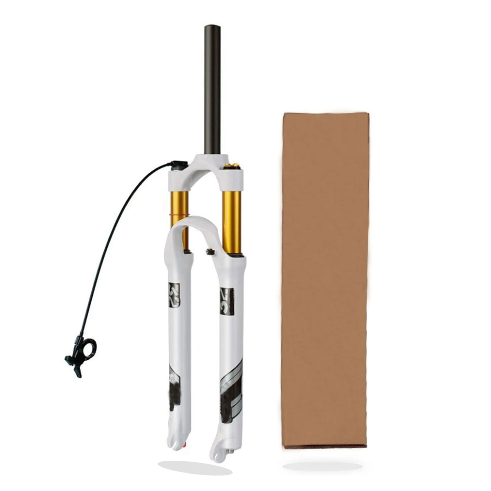 Bike Shock Absorber Forks 1-1/8' - Mountain Suspension Air Pressure Remote Lock 26/27.5/29in