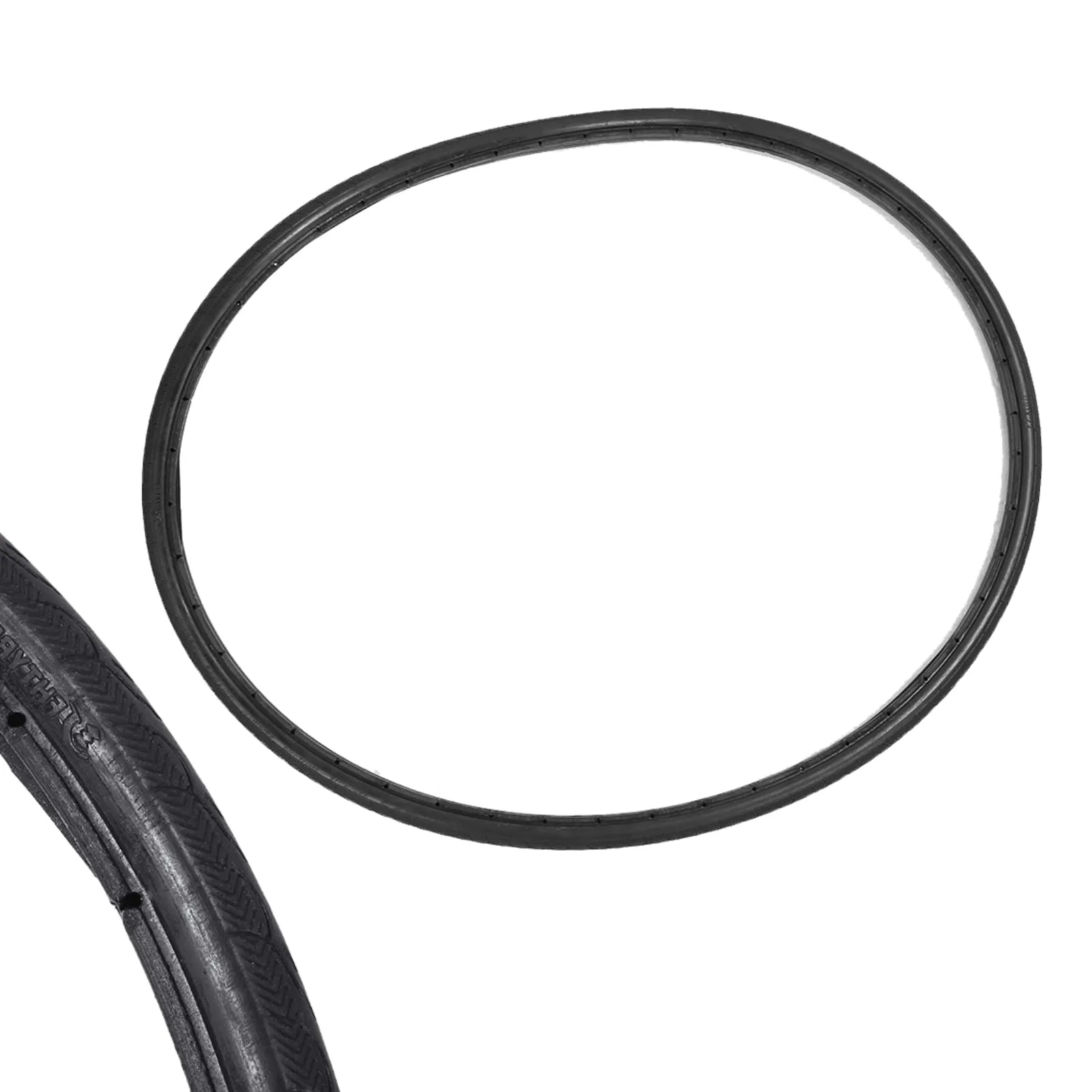 Bike Solid Tires - Inflatable Airless Tubeless Tire for 700C x 23 Bikes - Durable PU Material
