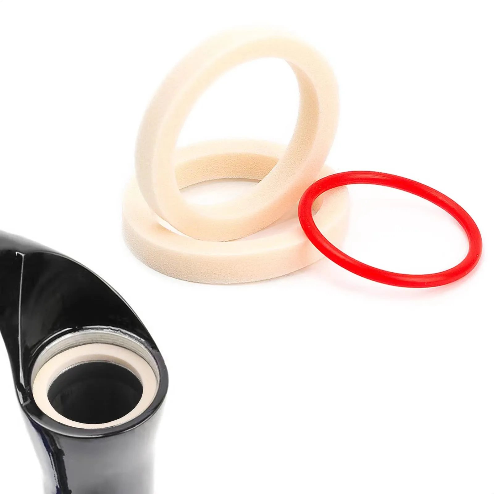 Bike Sponge Foam Ring Replacement Kit for 32mm/34mm/35mm/36mm Bicycle Forks - ALEOED