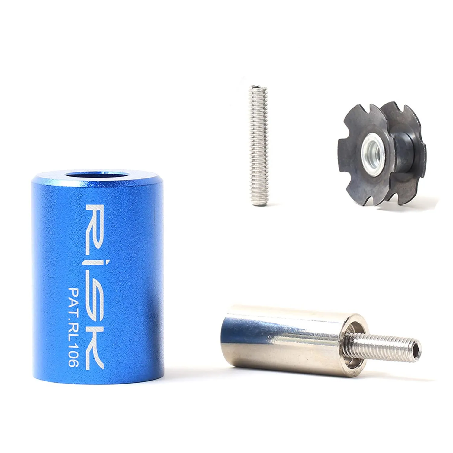 Bike Star Nut Setting Tool for 1 1/8 Inch Forks - Includes Free Star Nut & Spare Screw