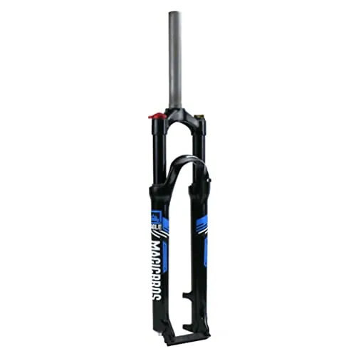 Bike Suspension Fork 26/27.5/29 Inch Oil Spring Front Fork 80mm Travel for XC Mountain Bikes - Blue