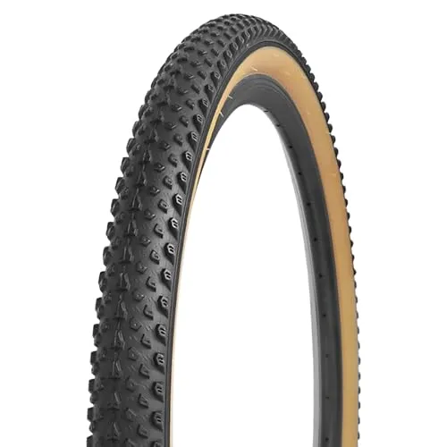 Bike Tire 27.5 x 2.125 Folding Replacement for MTB - Brown Wallside - High-Quality Grip